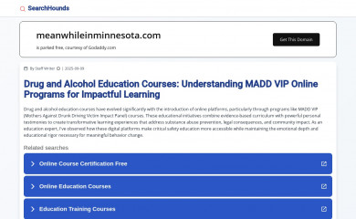 meanwhileinminnesota.com screenshot