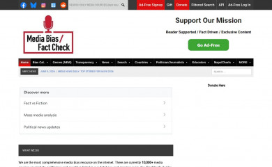 mediabiasfactcheck.com screenshot