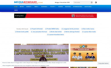 mediakendari.com screenshot