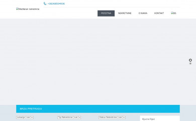 mediterannekretnine.com screenshot