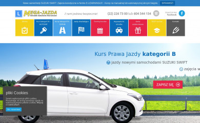 mega-jazda.pl screenshot