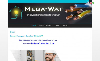 mega-wat.pl screenshot