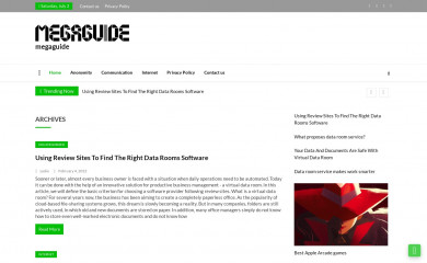 megaguide.org screenshot