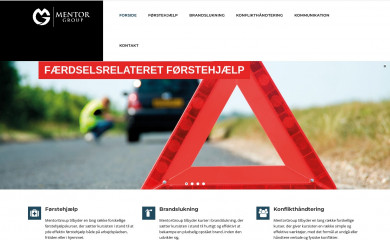 mentorgroup.dk screenshot
