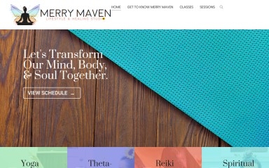merrymavenlifestyle.com screenshot