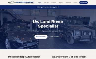 messchendorpauto.nl screenshot
