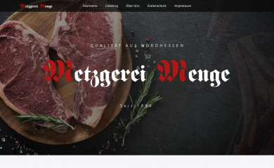 metzgerei-menge.de screenshot