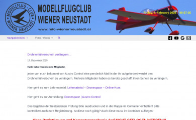 mfc-wienerneustadt.at screenshot