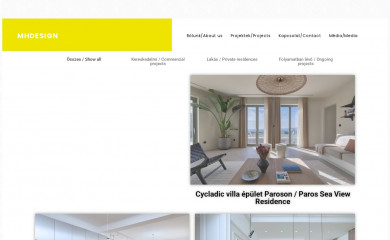 mhdesign.hu screenshot