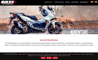 mhmotorcycles.com screenshot