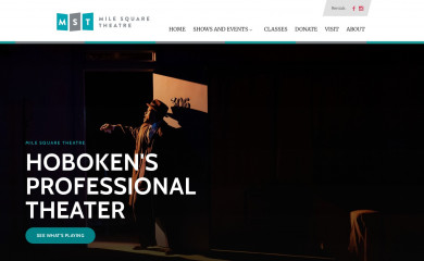 milesquaretheatre.org screenshot