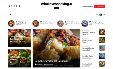 mimilovescooking.com screenshot