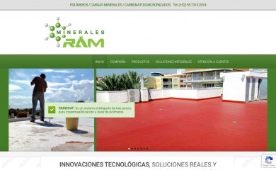 mineralesram.com screenshot