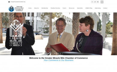 miraclemilechamber.org screenshot