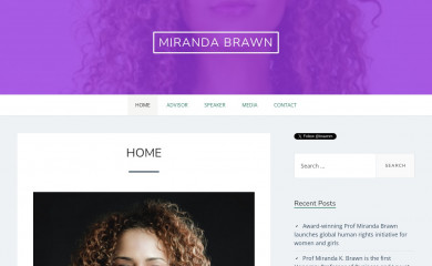 mirandabrawn.com screenshot