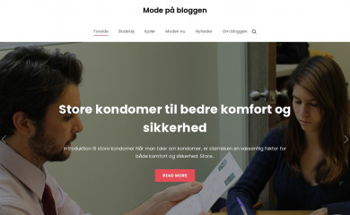 modepaabloggen.dk screenshot