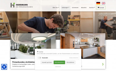 moebelschreiner-herrmann.de screenshot