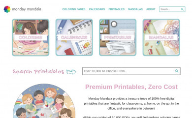 mondaymandala.com screenshot