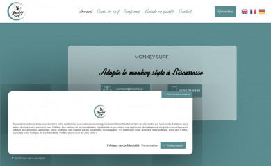 monkey-surf.fr screenshot
