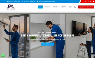 moonbridgetechincal.ae screenshot