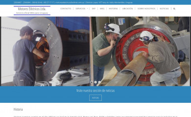 motoreselectricos.com.uy screenshot