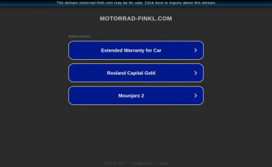 motorrad-finkl.com screenshot