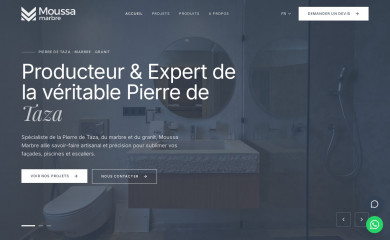 moussamarbre.com screenshot