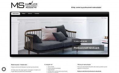 msmaler.dk screenshot