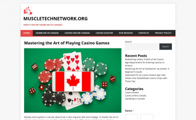 muscletechnetwork.org screenshot