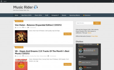 musicrider.org screenshot