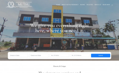 muthuresidency.com screenshot