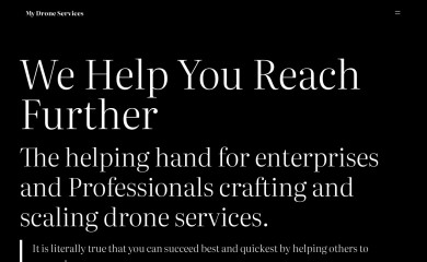 mydroneservices.com screenshot