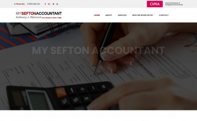 myseftonaccountant.co.uk screenshot