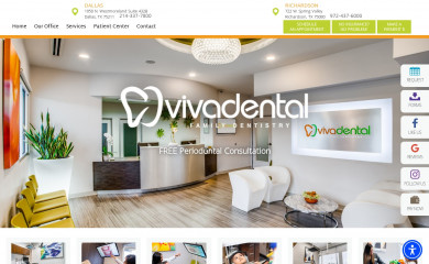 myvivadental.com screenshot
