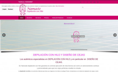 namastedepilacionconhilo.com screenshot