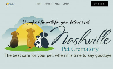 nashvillepetcrematory.com screenshot
