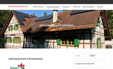 naturfreunde-pforzheim.de screenshot