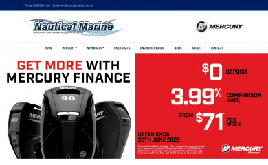 nauticalmarine.com.au screenshot