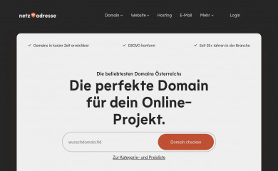 netzadresse.at screenshot