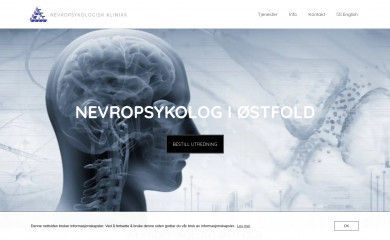 nevropsykologisk.no screenshot
