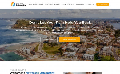 newcastleosteopathy.com.au screenshot