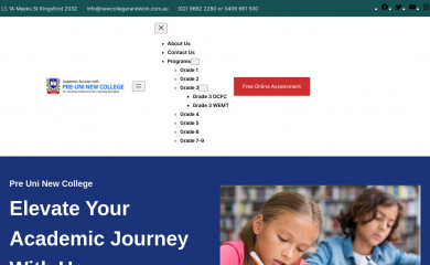 newcollegerandwick.com.au screenshot