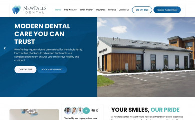 newfallsdentalgroup.com screenshot