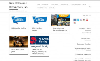 newmelbournebrowncoats.com screenshot