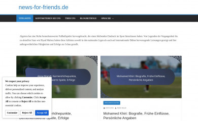 news-for-friends.de screenshot