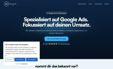 nextlevelads.de screenshot