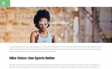 nikebril.nl screenshot