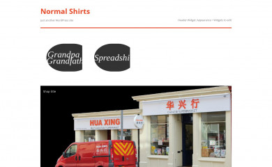 normal-shirts.com screenshot