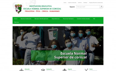 normalsuperiordecorozal.edu.co screenshot