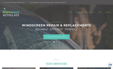 northeastautoglass.com.au screenshot